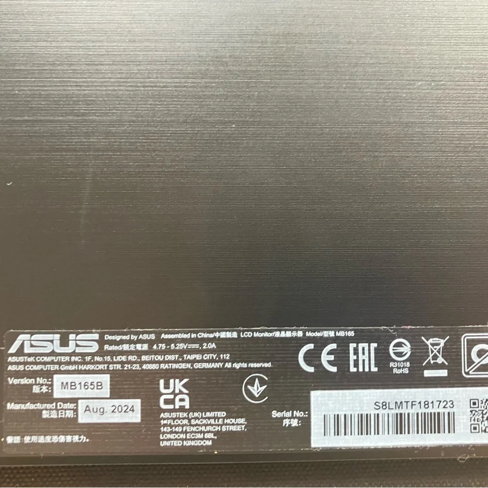 ASUS Gray Laptop Screen